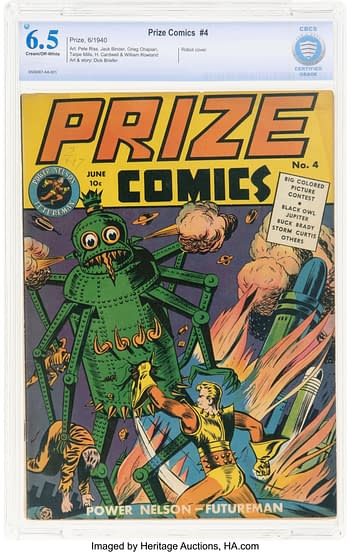 New-New York and the Future of 1982 in Prize Comics, Up for Auction