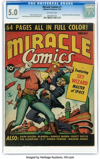 Miracle Comics #1 (Hillman Publications, 1940)