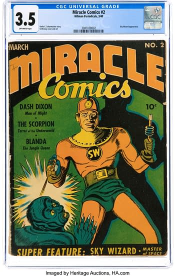 Miracle Comics #2 (Hillman Publications, 1940)