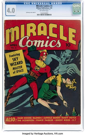 Miracle Comics #3 (Hillman Publications, 1940)