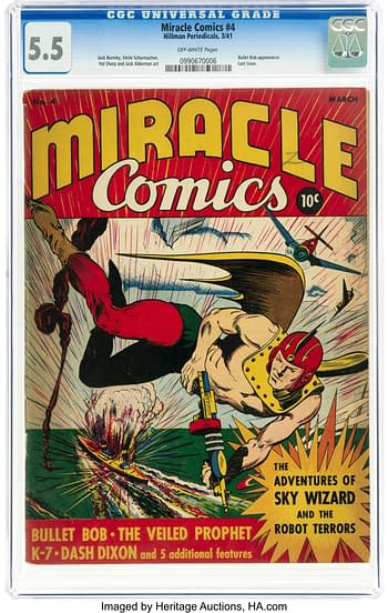 Miracle Comics #4 (Hillman Publications, 1941)