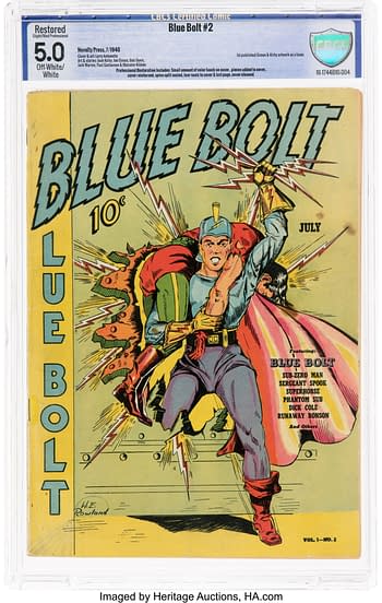 Blue Bolt #2 (Novelty Press, 1940)