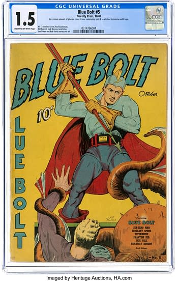 Blue Bolt #5 (Novelty Press, 1940)