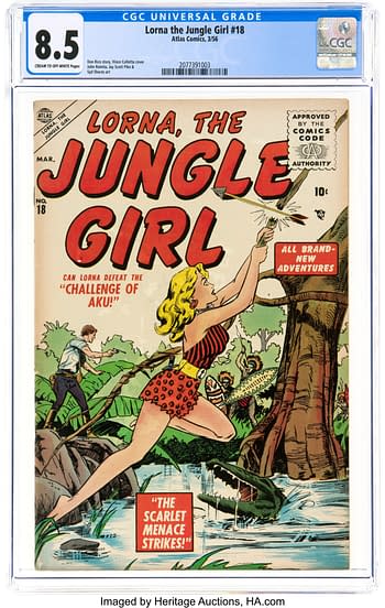 Lorna the Jungle Girl #18 (Atlas, 1956)