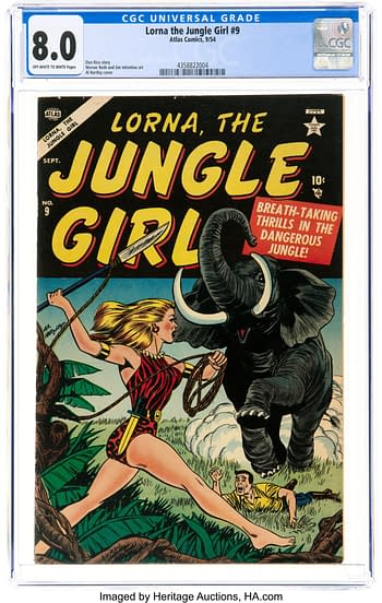 Lorna the Jungle Girl #9 (Atlas, 1954)