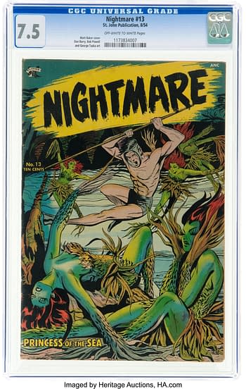 Killer Mermaids, Lagoon Creatures, the Horror of Nightmare, at Auction