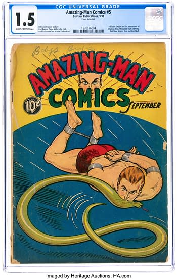 Amazing-Man Comics #5 (#1) (Centaur, 1939)