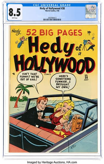 Hedy of Hollywood #38 (Marvel, 1950)