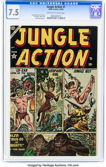 Jungle Action #1 (Atlas, 1954)