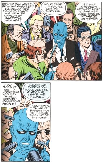 Another Familiar Watchmen Scene in Doomsday Clock #8