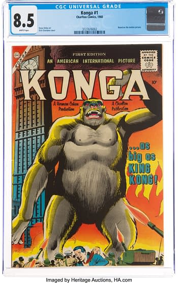 Gorgo and Konga: The Monsters Steve Ditko Made His Own, at Auction
