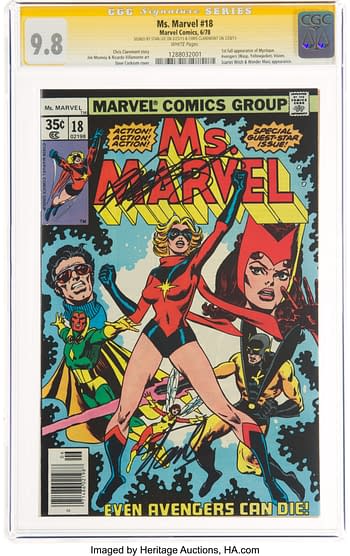 Ms. Marvel #18 Signature Series: Stan Lee and Chris Claremont