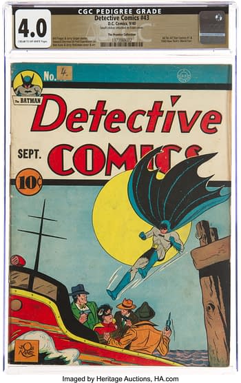 Detective Comics #43 The Promise Collection Pedigree (DC, 1940) CGC VG 4.0 Cream to off-white pages.