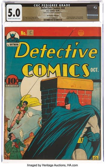 Detective Comics #44 The Promise Collection Pedigree (DC, 1940) CGC VG/FN 5.0 Cream to off-white pages.