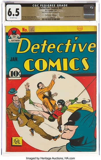 Detective Comics #47 The Promise Collection Pedigree (DC, 1941) CGC FN+ 6.5 Off-white pages