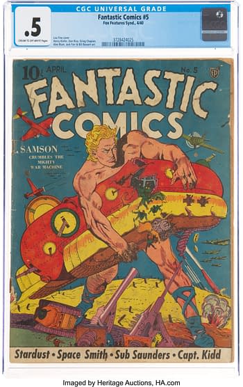 Fantastic Comics #5 (Fox, 1940)