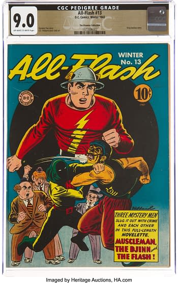 All-Flash #13 The Promise Collection Pedigree (DC, 1943) CGC VF/NM 9.0 Off-white to white pages