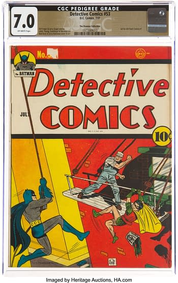 Detective Comics #53 The Promise Collection Pedigree (DC, 1941) CGC FN/VF 7.0 Off-white pages