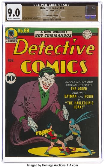 Detective Comics #69 The Promise Collection Pedigree (DC, 1942) CGC VF/NM 9.0 Off-white to white pages