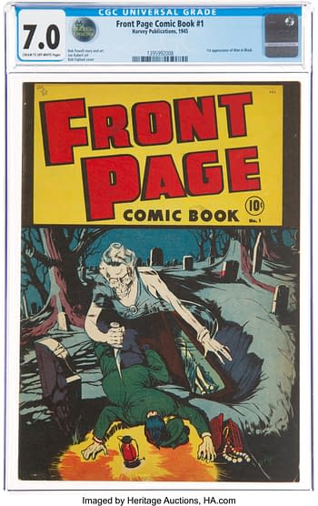 Front Page Comic Book #1 (Harvey, 1945)