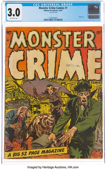 Monster Crime Comics #1 (Hillman Publications, 1952)