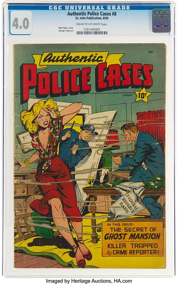 Authentic Police Cases #8 (St. John, 1950)