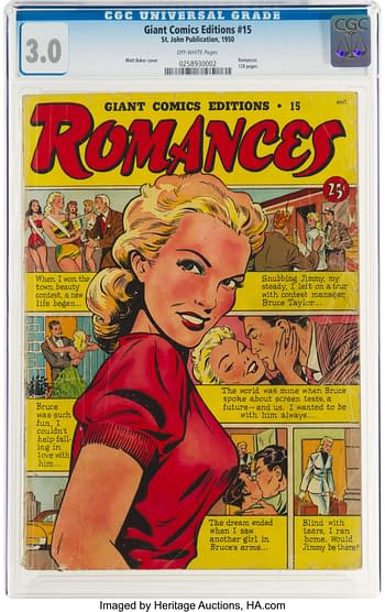 Giant Comics Edition #15 Romances (St. John, 1950)