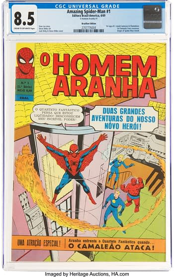 The Amazing Spider-Man (O Homem-Aranha) #1 Brazilian Editions (Editora Brasil-America, 1969)
