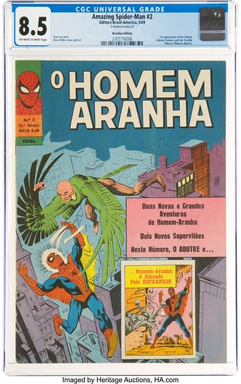 The Amazing Spider-Man (O Homem-Aranha) #2 Brazilian Editions (Editora Brasil-America, 1969)