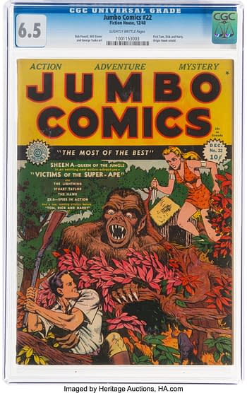Jumbo Comics #22 (Fiction House, 1940)