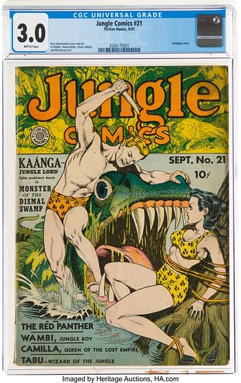 Jungle Comics #21 (Fiction House, 1941)