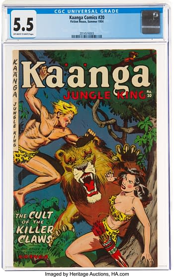 Kaanga Comics #20 (Fiction House, 1954)