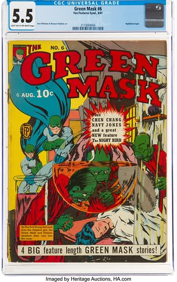 Green Mask #6 (Fox Features Syndicate, 1941)