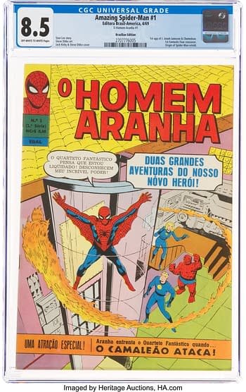 The Amazing Spider-Man #1 Brazilian Edition (Editora Brasil-America, 1969)