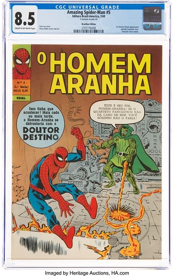 The Amazing Spider-Man #5 Brazilian Edition (Editora Brasil-America, 1969)