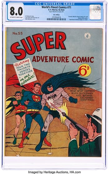 Super Adventure Comics #55 (K.G. Gordon, 1955).