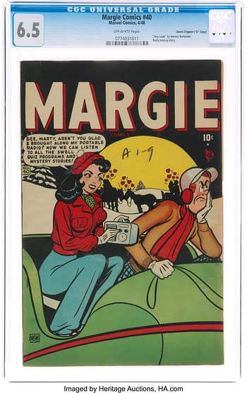 Margie Comics #40 (Marvel, 1948)