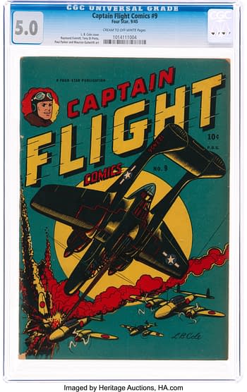 Captain Flight Comics #9 (Four Star, 1945)