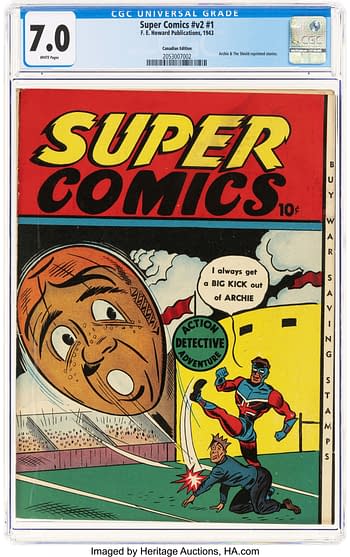 Super Comics V2#1 (F. E. Howard Publishing, 1943)