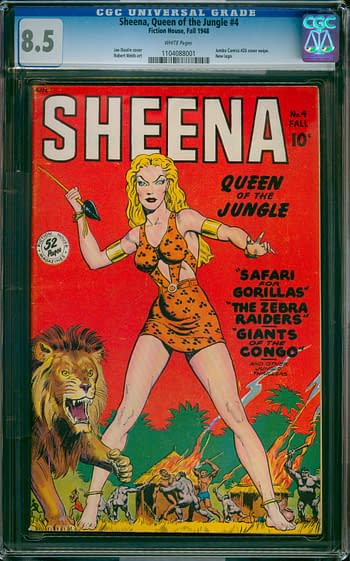 Sheena, Queen of the Jungle #4, Fiction House 1948.