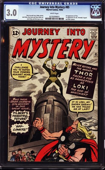 4 Copies of Loki First Appearance at Auction, Journey Into Mystery #85