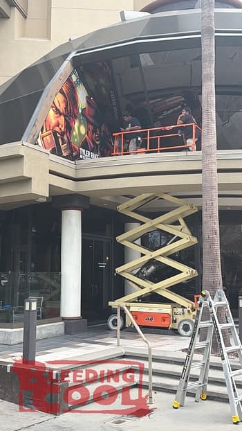 San Diego During Comic-Con Set-Up: Rings Of Power, Silo, Avengers, Etc