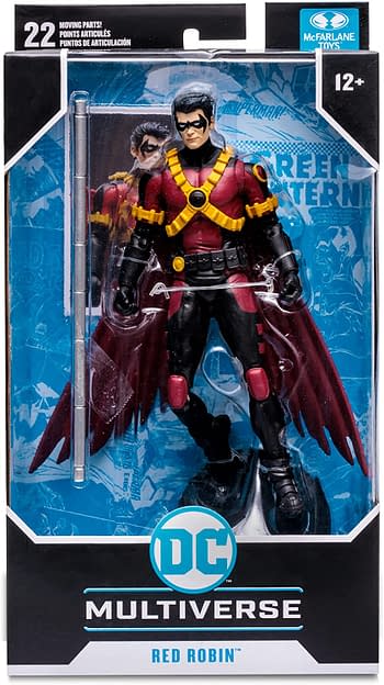 DC Comics Tim Drake Red Robin Soars with McFarlane Toys