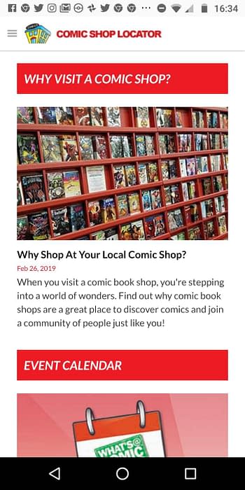 Diamond Relaunches Comic Shop Locator For Mobile Phones