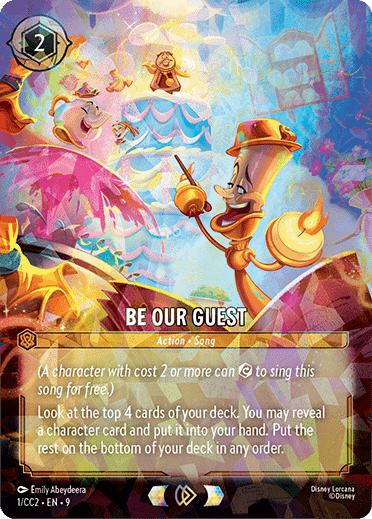 Disney Lorcana Curator's Beauty and the Beast Collection Revealed