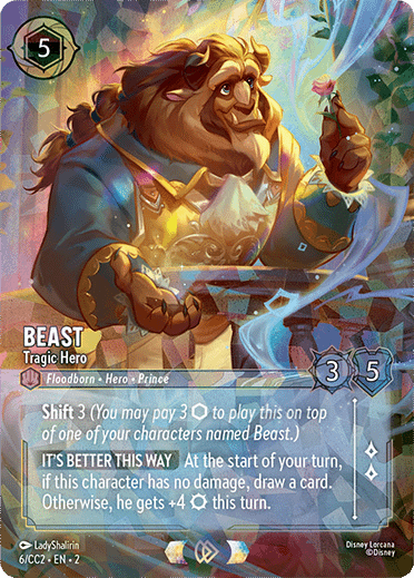 Disney Lorcana Curator's Beauty and the Beast Collection Revealed