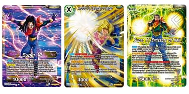 Dragon Ball Super Card Game Previews Android 17 & 18 in Cross Spirits