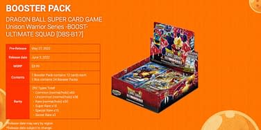 Dragon Ball Super Card Game Announces Ultimate Squad Release Date