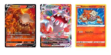 pokemon heatran card Radiant - 027/189 Holo Rare [1R] Heat Burn (30) Your opponents Active Pokmon is now Burned The Cards Of Pokmon TCG: