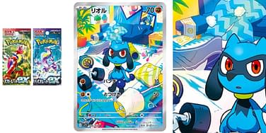 Shiny Riolu, Lucario from Shiny Treasure ex! 